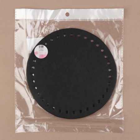 Donce for a bag, round, d = 18 × 0.3 cm, black color-2