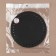 Donce for a bag, round, d = 18 × 0.3 cm, black color