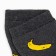 Women's terry socks "bananas", gray color, size 23-25