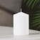 Candle-cylinder, 6x8.5 cm, 180 g, 12 hours, white