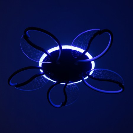 Astrid chandelier 5XLED 110W 3000-6000K RGB black 65x65x8cm-3