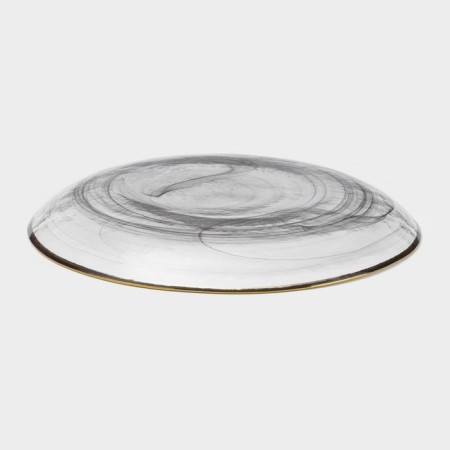 Glass dessert “Smoke”, D = 21 cm-2