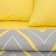 Bed linen Ethel euro "yellow-gray zigzags" 200x217, 240*220, 70x70-2 pcs