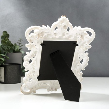 Photo frame plastic 10x15 cm "Royal lush leaves" gold 28x20.5 cm-3