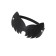 Pecado BDSM mask, Cat with cat ears, genuine leather, black