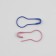 Pins with round end, 22 mm, 160 pcs, multi -colored