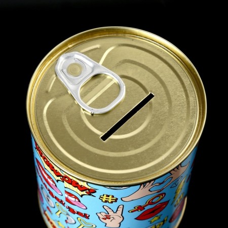 Pigger Bank Metal "Pigger Super-Owl" 7.3x9.5 cm-3