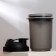 Sports shaker with a bowl for protein, black, 500 ml