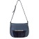 Bag Messenger claim. Kozha, valve department, blue color 27x11x20cm