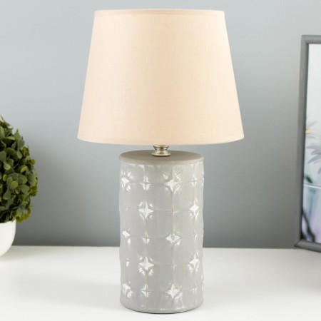 Sandra table lamp E14 40W gray 22.5x22.5x36 cm Risalux