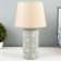 Sandra table lamp E14 40W gray 22.5x22.5x36 cm Risalux