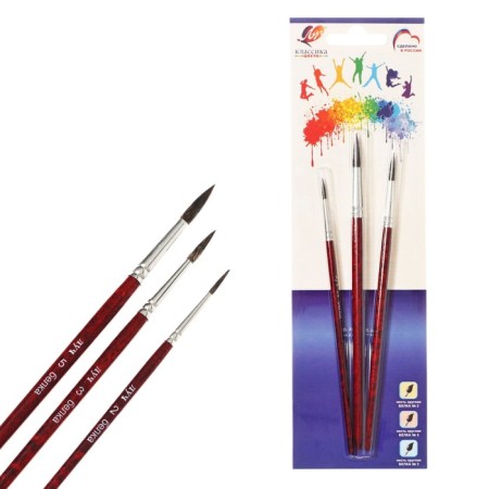Set of Squirrels of Belon 3pcs "Classic Color", (Round No. 2, 3, 5)