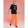 Female T -shirt, size 48, black color