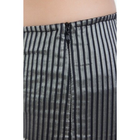 Female trousers, size 42, silver color-4