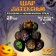 Latex Shar "" Halloween in the Mexican style ", silkography, 2-hand, set 25 pcs., Mix