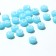 Acrylic bead "drawings" mix, 7 × 4 mm, set 10 g, blue color