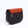Richet bag on a magnet, a long belt, an orange/brown color