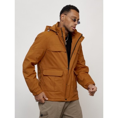 Sports male jacket, size 48, mustard color-2