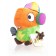 Soft dino toy "Ricky in headphones", with sound, 20 cm