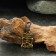 Protective amulet "Chow" No. 10, 18x23mm, metallic