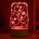 Light "Idiots" LED white 10.5x9.5x16 cm Risalux