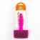Pudder is soft plastic with rounded teeth, medium, 9 x 15.5 cm, pink