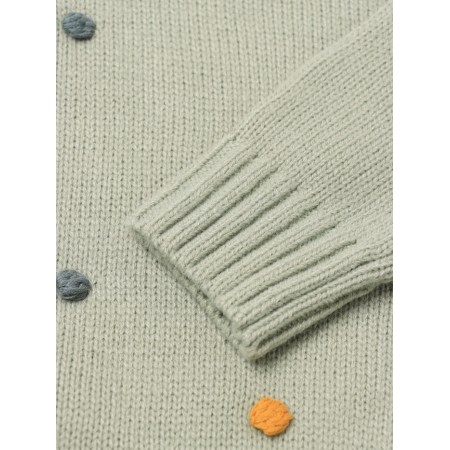Jumper crumb I am dots, r.80-86 cm, green-2