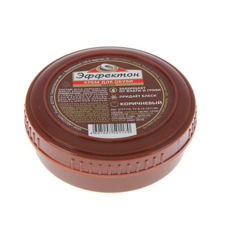Cream "Effecton" in a large bank, 100 ml, brown