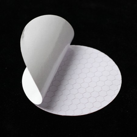 A car sticker, reflective, circle D 5 cm, red-2