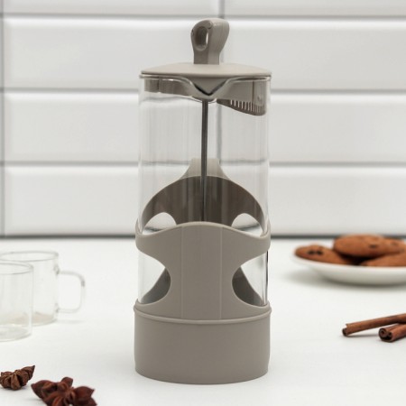 French press "Arabica", 1 l, color gray color-1