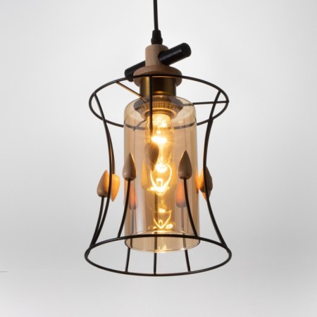 Lamp Bayerlux 2120/1bk E27 40W Black 15x15x100 cm-1