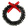 Decor "New Year's Wreath with a bow", a set of 3 pcs., Size 1 pc. -6.5 cm, dark green color
