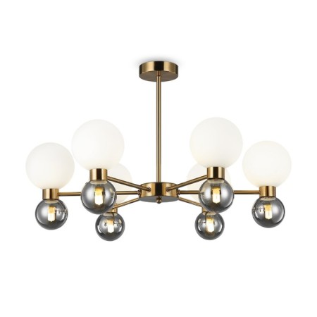 Freya FR5394CL-12BS Bony, 660x660x410 mm ceiling lamp, G9, 12x25W, brass color