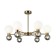 Freya FR5394CL-12BS Bony, 660x660x410 mm ceiling lamp, G9, 12x25W, brass color