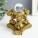 NECK Polystone for bronze "3 dragons with a ball" 12x12x11