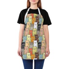 Apron kitchen with a photo print 
