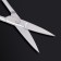Manicure scissors "Premium", straight, narrow, 9.5 cm, on the blist, silver color