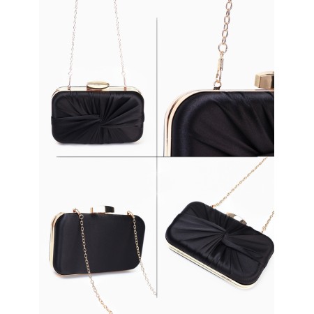 Female bag on farmar, black color-1