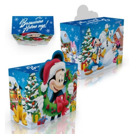 Package-Korobok, "Magic New Year", 40 x 31 x 18 cm, Mickey Mouse and Friends