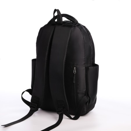 Youth backpack from lightning textiles, 5 pockets, black color-3