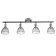 Madoka Lamp 4x60W E14 Black/Chrome 80x10x19.5cm