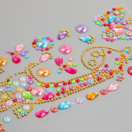 Decorative jewelry from Rhiraffes and butterfly rhinestones-1