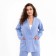 Women's everyday set (jacket and trousers), blue, size 44