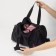 Sports bag Russian Beauty Girl with zipper, black color