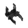 Clips for the mounting pistol Ø 32 mm, black (50 pcs/UP) rexant