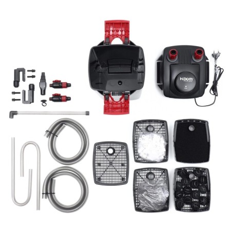 External filter Hidom Ex-1200, 1200 l/h, 25 watts, with a set of fillers and accessories-2