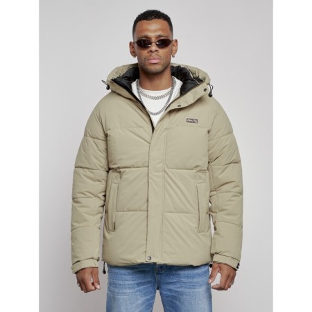 Male Winter jacket, size 58, light green color-3