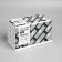 Garland "fringe" 3 x 0.6 m, IP65, UMS, dark rubber thread, 160 LED, white glow, 220 V