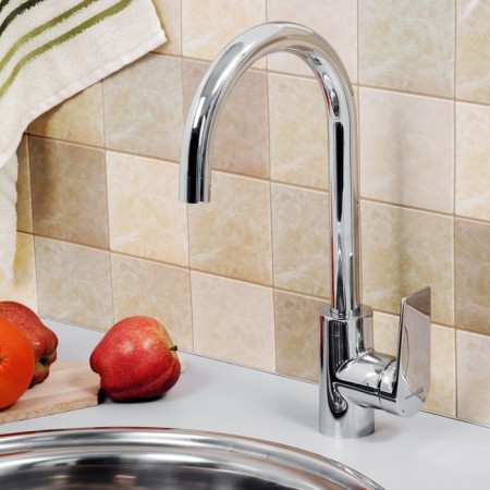 Kitchen mixer Wasserkraft Lopau 3207, single -leaf, spill 173 mm, chrome-3