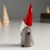 Souvenir Ceramics "Santa Claus, gray caftan, red cap, golden star" 12x4x5.5 cm
